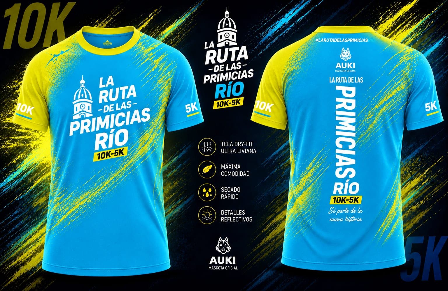 Camiseta de la carrera 5K